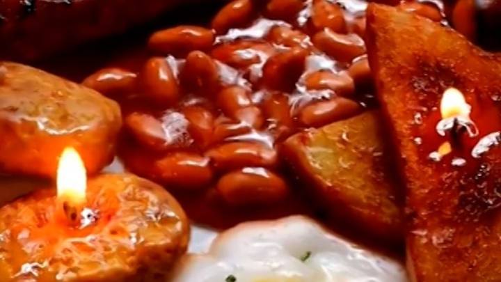 These candles look like real food