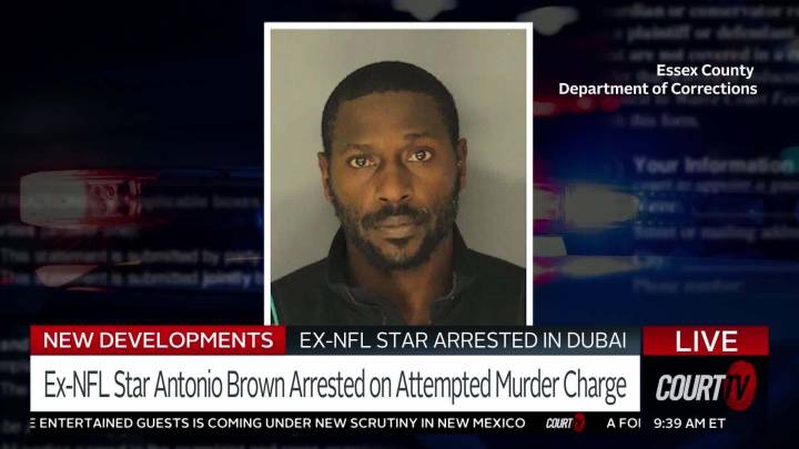 Ex-NFL Star Antonio Brown Arrested on Attempted Murder Charge in Shooting