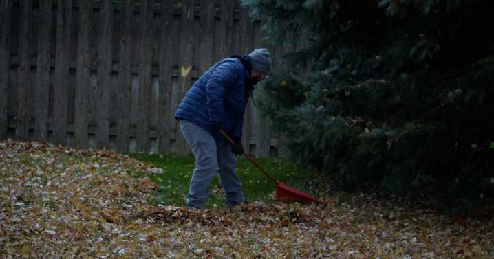 Ralston students step up for fall yard clean