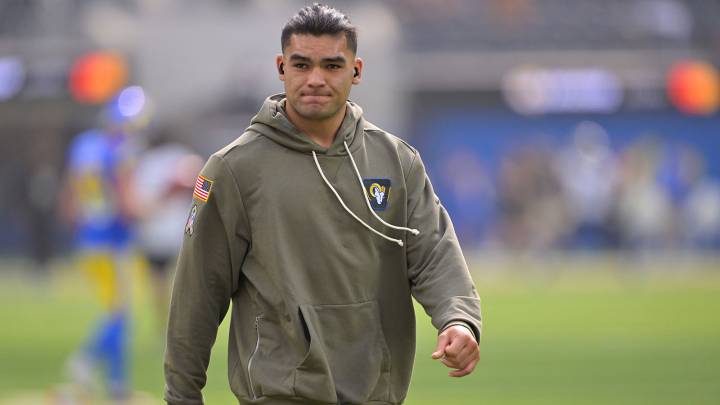 Rams’ Puka Nacua exits Saints game early with chest injury