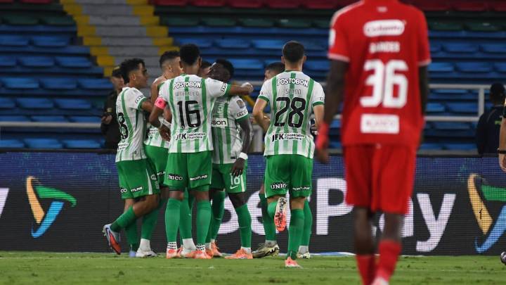 América de Cali no levanta cabeza y volvió a sumar una nueva derrota ante Atlético Nacional