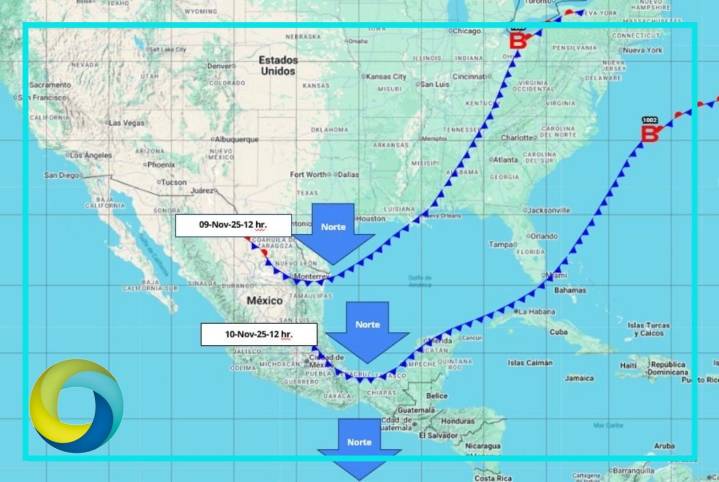 En Quintana Roo Frente No. 13 traerá lluvias intensas