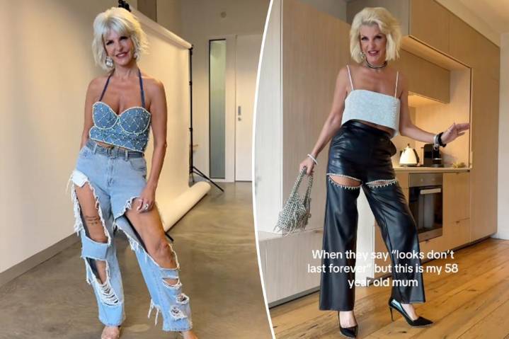 Mom goes viral on TikTok with bold outfits — despite calls from haters to 'dress your age'