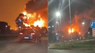 Incendio y explosión en un parque industrial de Buenos Aires: qué se sabe hasta el momento