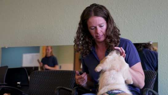 Army combat veteran honored for raising service dogs that change lives