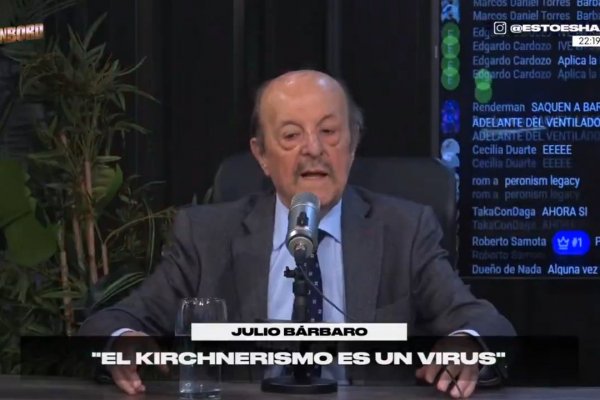 Julio Bárbaro: “El Kirchnerismo es un virus que si no lo sacamos de encima puede enterrar al peronismo”