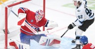 Cole Caufield scores twice in the Canadiens' 6-2 victory over the Mammoth