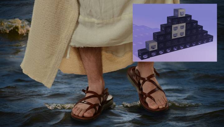 One Of Jesus’s Lesser-Known Miracles: The Time He Walked Across Milk Crates