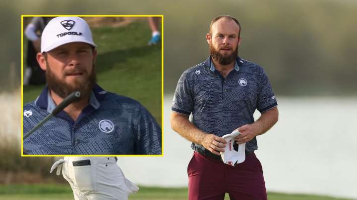 Ryder Cup star begs fan to putt for him before he snaps club in half in heated scenes