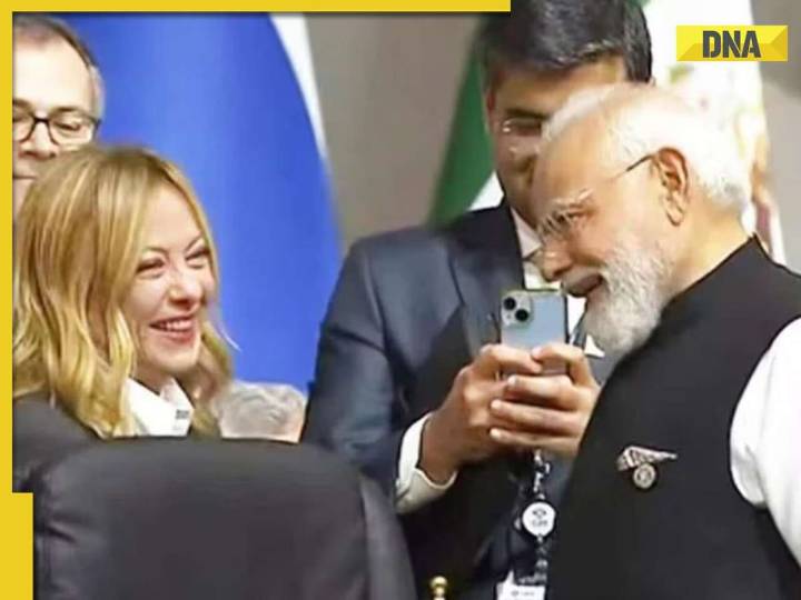 VIDEO: PM Modi and Italian PM Giorgia Meloni share warm handshakes, smiles at G2