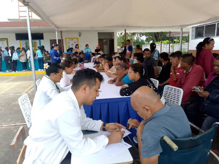 Más de 6 mil personas favorecidas en mega jornada asistencial en El Furrial