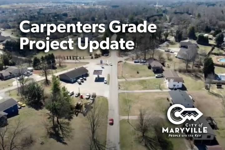 Detours and delays expected in Maryville as work continues on Carpenters Grade Road