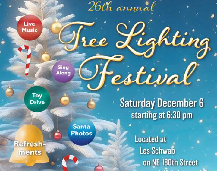North City Tree Lighting Festival December 6, 2025