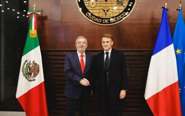 Llega el Presidente Macron a México