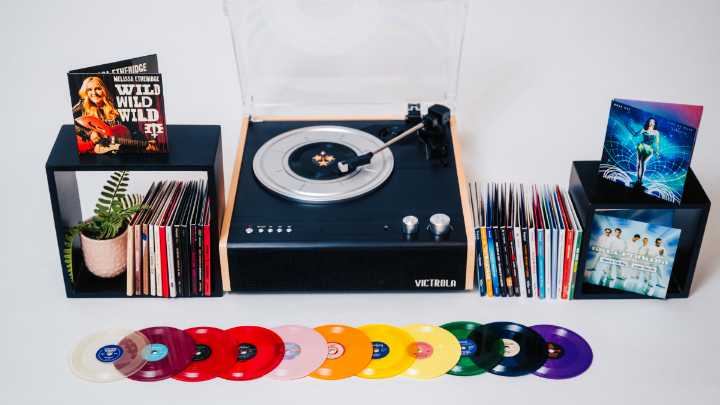 What is Tiny Vinyl? Miniature LPs for record players.