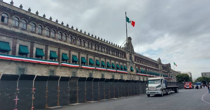 Palacio Nacional se blinda del pueblo: vallas contra la CNTE y movimiento Generación Z