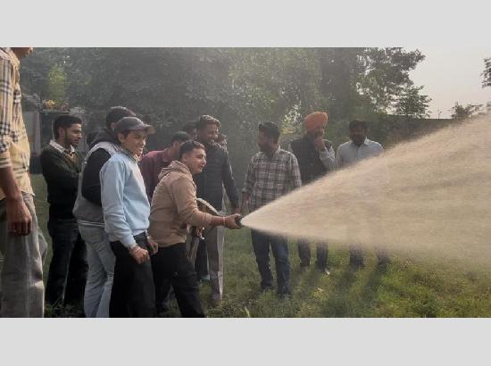 Youth trained in fire safety and disaster management at SBS State University [ FULL VIEW ]