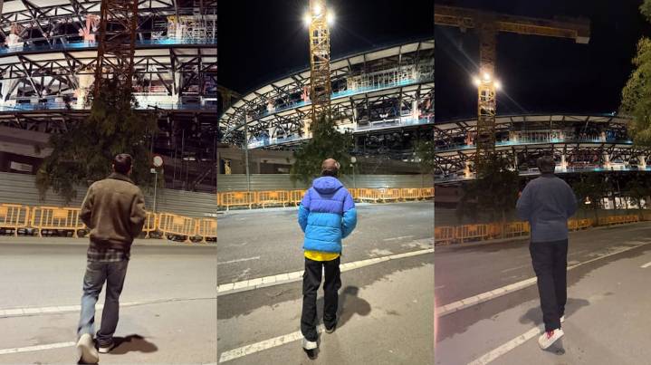 Furor por la visita de Messi al Camp Nou: los hinchas de Barcelona replican la escena fuera del estadio