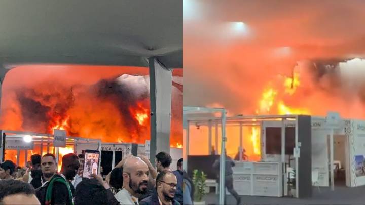 Watch: Fire breaks out at COP30 climate summit venue in Brazil