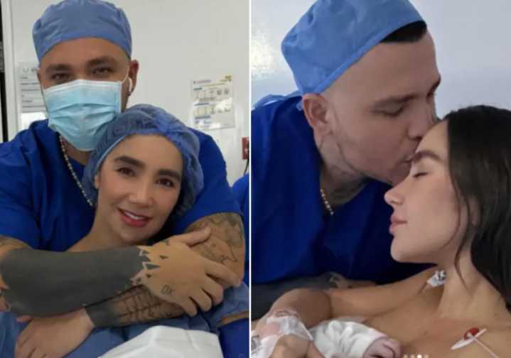 Bienvenida al mundo Emilia: Paola Jara y Jessi Uribe comparten su primer instante como papás
