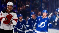 Jake Guentzel’s hat trick leads Lightning to rebound win over Devils