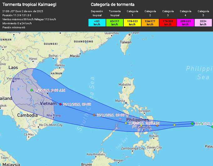 Tifón TinoPH deja 66 muertos y 26 desaparecidos tras cinco impactos en Visayas Central