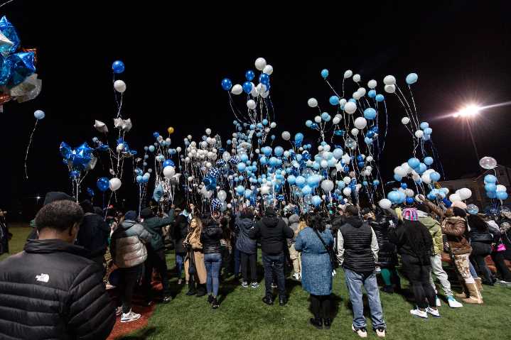Third victim in N.J. city shooting honored with a balloon release