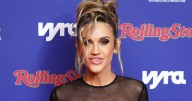 Ashley Roberts dons daring see-through dress with Louise Redknapp on red carpet
