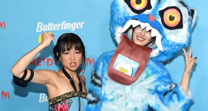 HUNTR/X Singers Rei Ami & EJAE Dress as ‘KPop Demon Hunters’ Characters for Heidi Klum’s Halloween Party | 2025 Halloween, EJAE, Halloween, KPop Demon Hunters, REI AMI | Celebrity News and Gossip | En