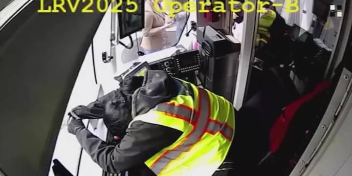 ‘It was scary’: Train operator sanctioned after being caught on camera falling asleep