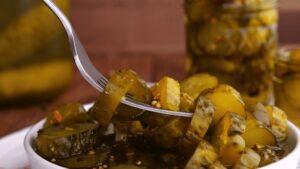 Easy-peasy spicy, sweet pickles