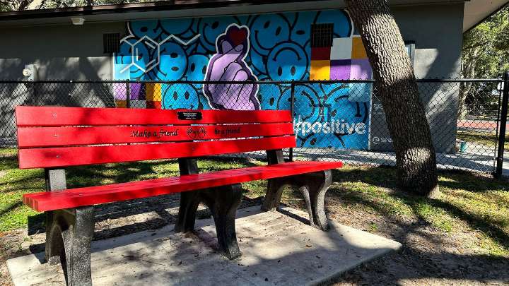 Speak Up youth mural painting in Safey Harbor