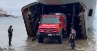 Armada entrega el primer carro de Bomberos en archipiélago de Juan Fernández