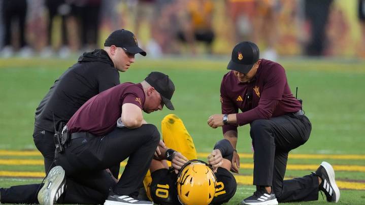 Arizona State QB Sam Leavitt to miss the rest of the season because of a lingering foot injury