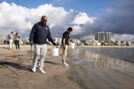 Beach cleanup kicks off Long Beach’s first 2028 Olympic Games