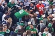 Huge Brawl Breaks Out During Cowboys-Eagles Game in Arlington