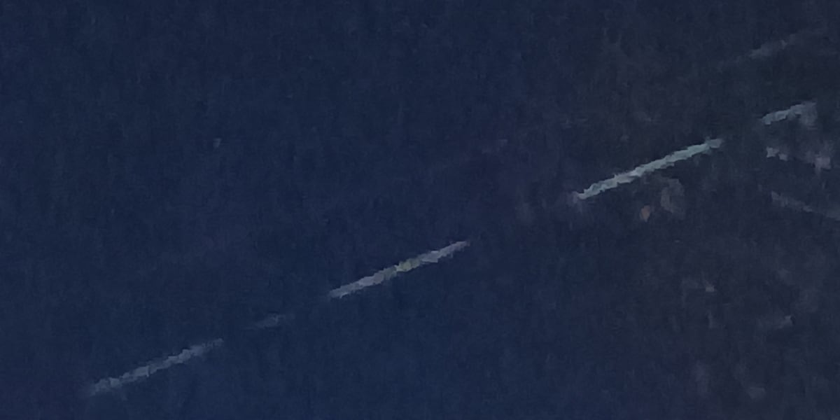 Satellite launched from French Guiana passing over Connecticut