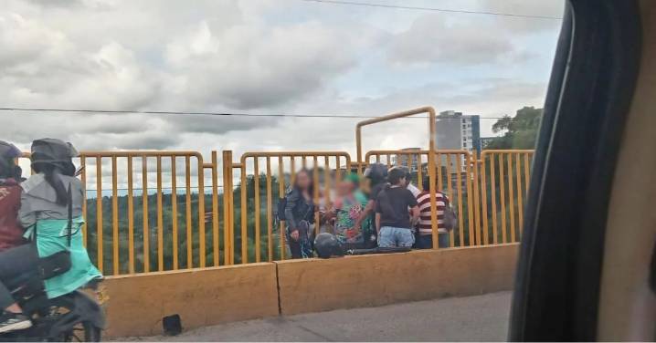 Reacción ciudadana evitó intento de suicidio en el puente La Florida de Armenia