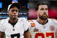 Raiders QB Geno Smith Sends 3-Word Message to Travis Kelce After Ruining Chiefs Star’s QB Dreams