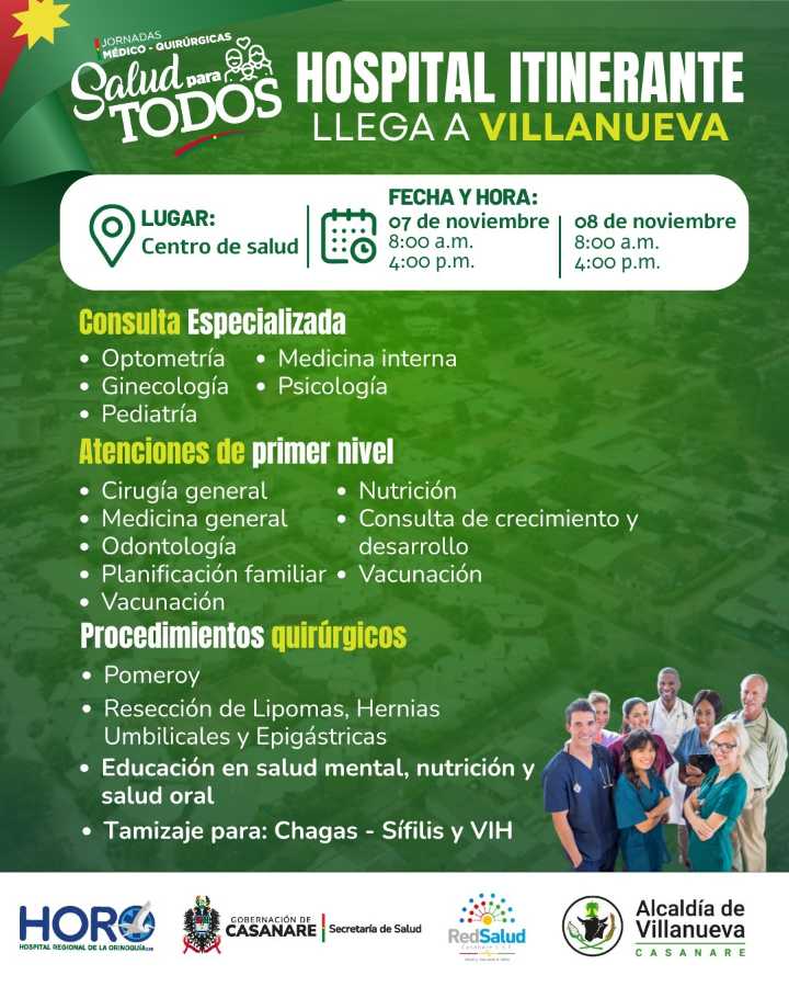 Hospital Itinerante de Zorro llega a Villanueva