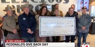 Amarillo Area McDonald’s donates $7,700 to Tx Panhandle First Responders Memorial