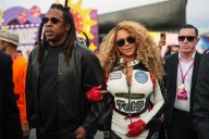 Beyoncé Makes Surprise Appearance at F1 Las Vegas Grand Prix With Jay