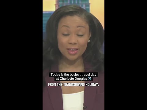 Sunday is the busiest day at Charlotte Douglas