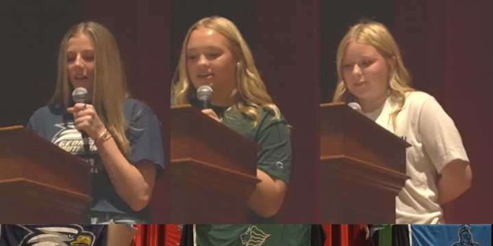 A trio of Raider volleyball standouts is playing at the college level