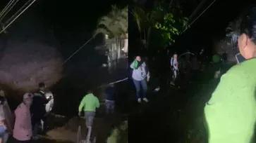 Buscan a tres desaparecidos tras avalancha en Silvania