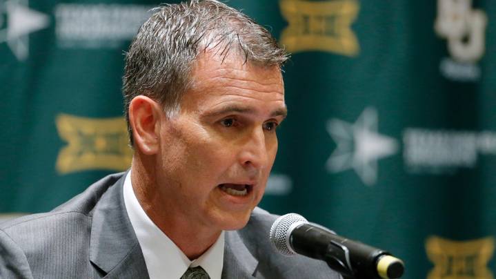 Baylor athletic director Mack Rhoades steps down from CFP role, takes leave of absence