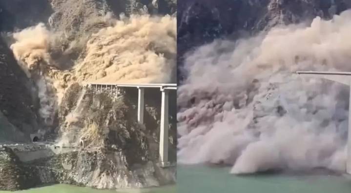 Puente inaugurado hace unos meses colapsa en China; imágenes se viralizan en redes sociales