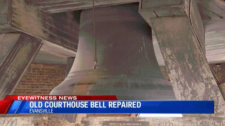 Familiar ringing returns to downtown Evansville