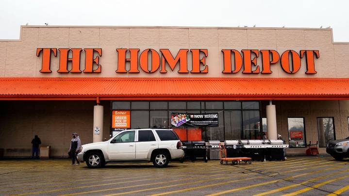 Mixed quarter at Home Depot with less storm damage to homes and a more anxious shopper