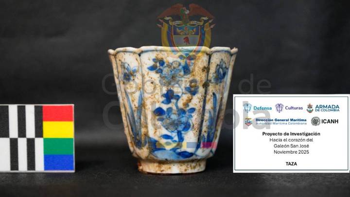 Monedas, una taza y un cañón fueron rescatados del galeón San José, informa MinCultura